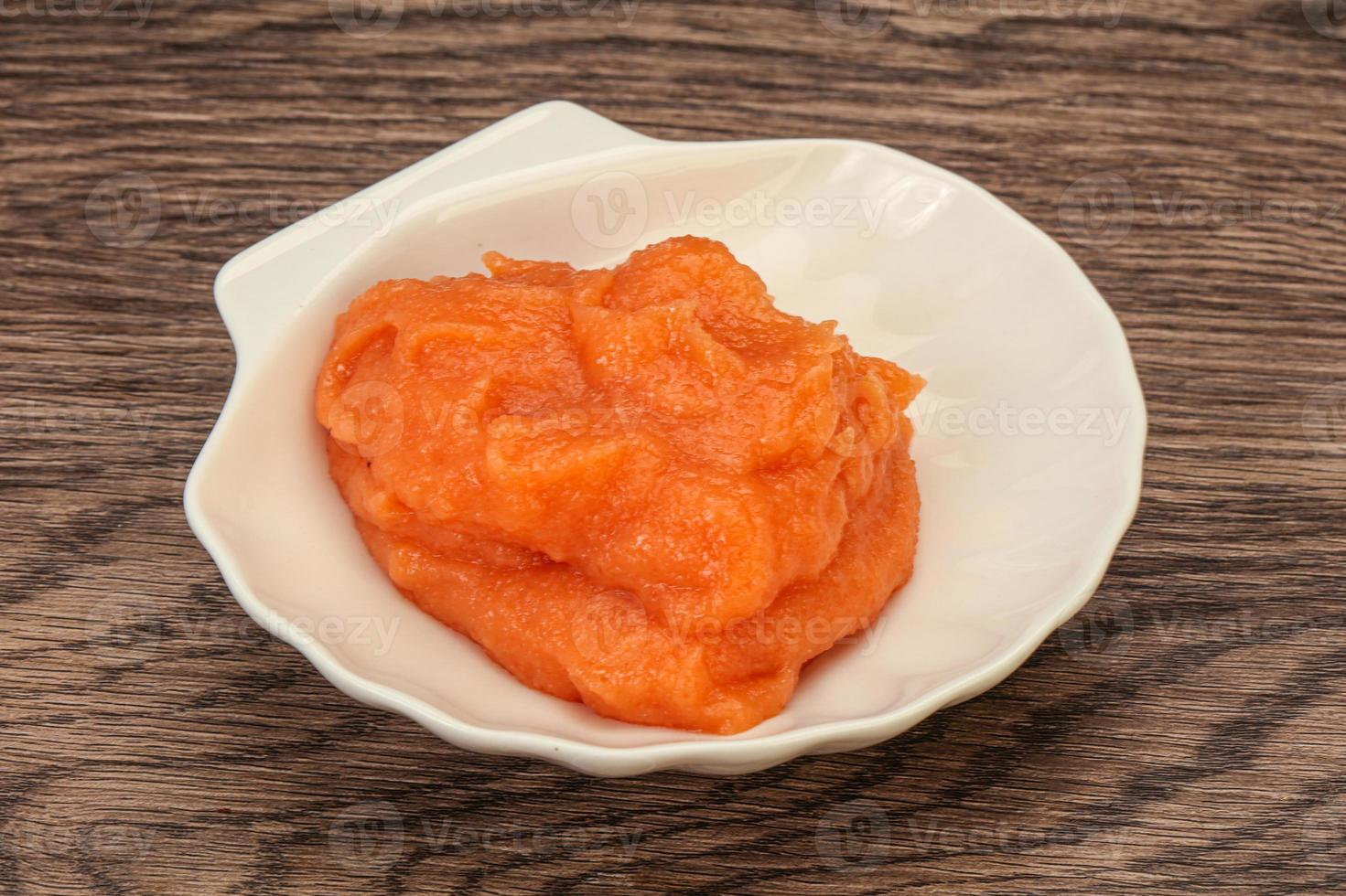 Cod fish roe in the bowl photo