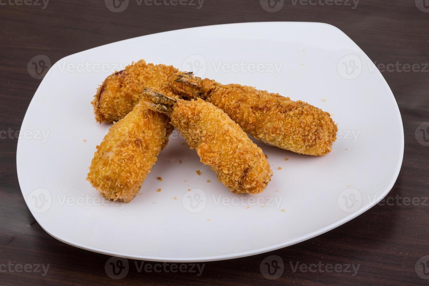 Fried prawn tempura photo