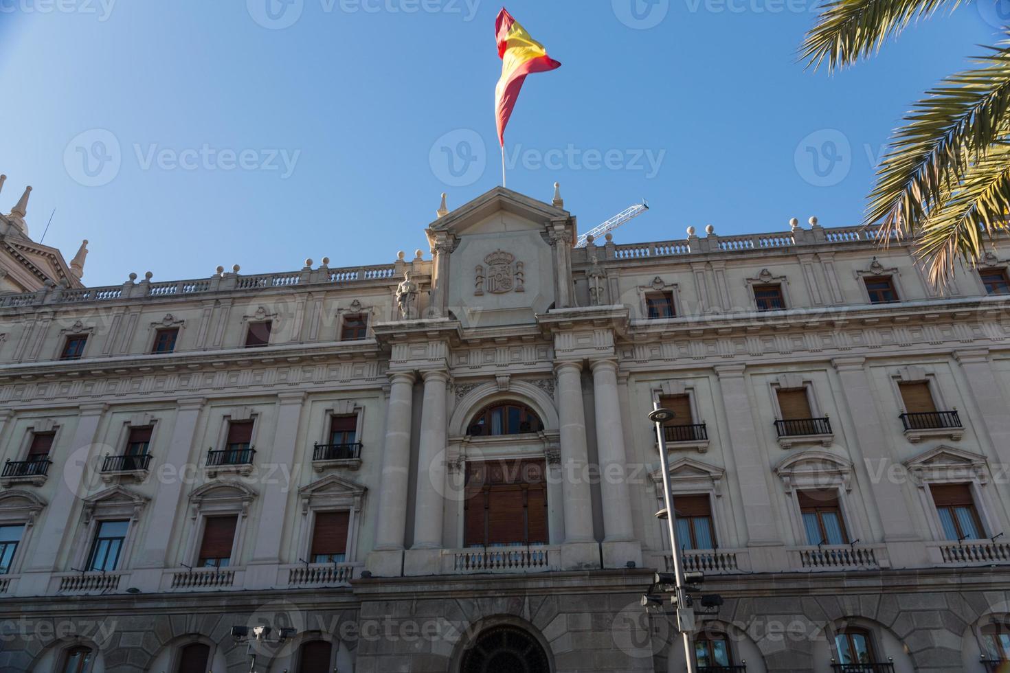 Buildings' facades of great architectural interest in the city of Barcelona - Spain photo