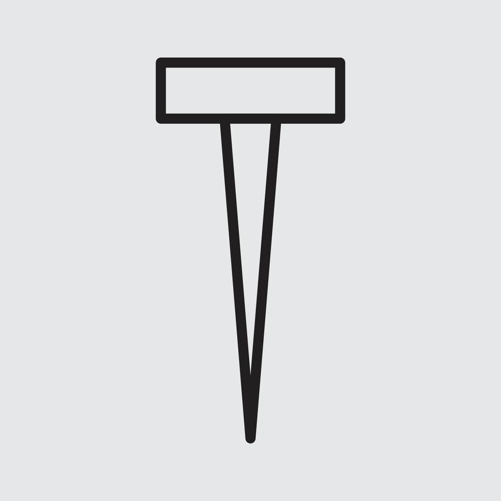 nail spikes vector for website symbol icon presentation