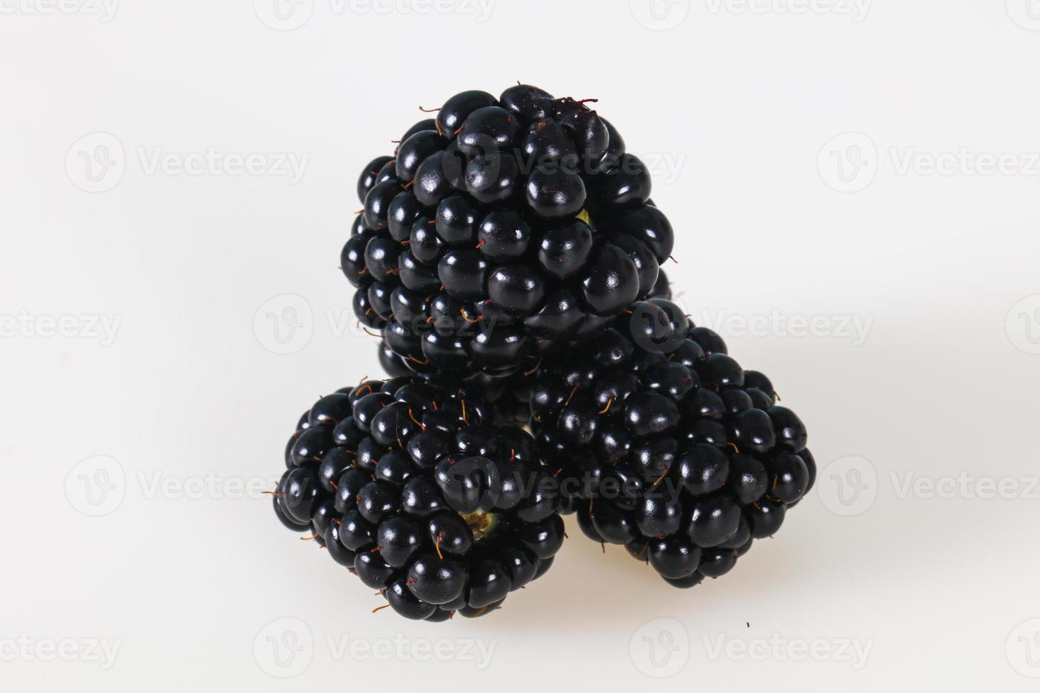 Sweet tasty ripe Blackberry heap photo