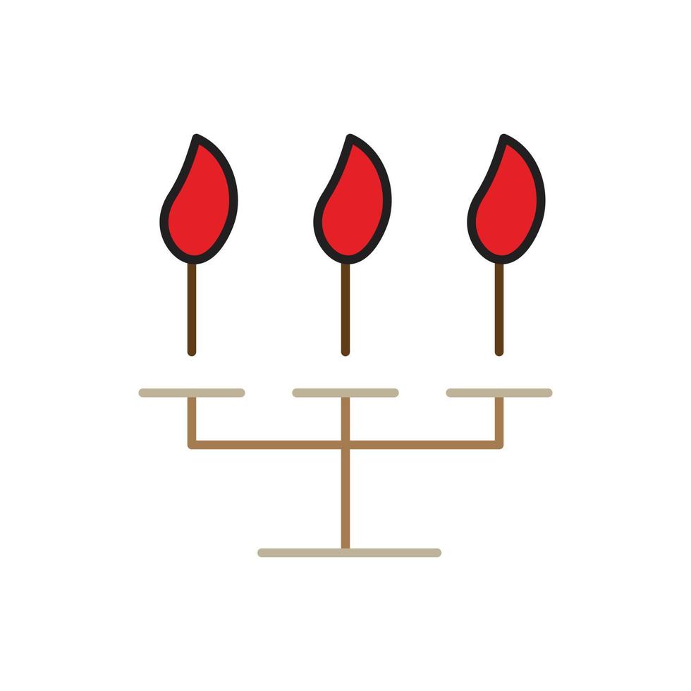 candle wedding vector for website symbol icon presentation