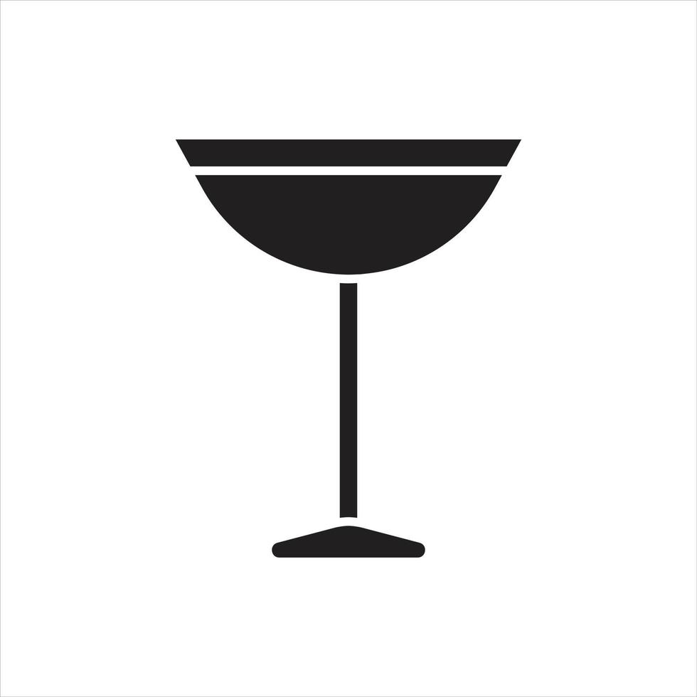 glass vector for website symbol icon presentation