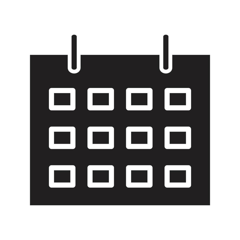 calendar icon vector for website symbol presentation