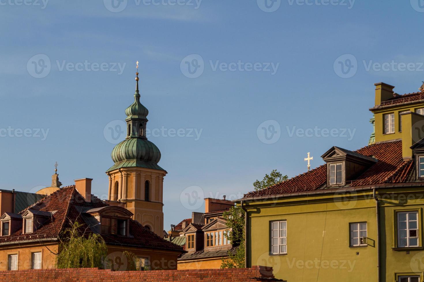 Castle Square in Warsaw, Poland photo