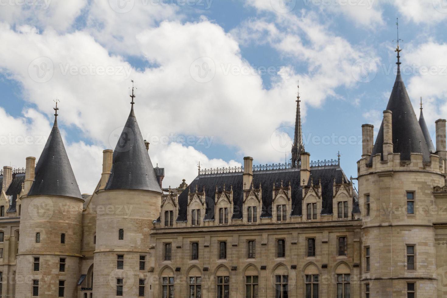 Historic building in Paris France photo