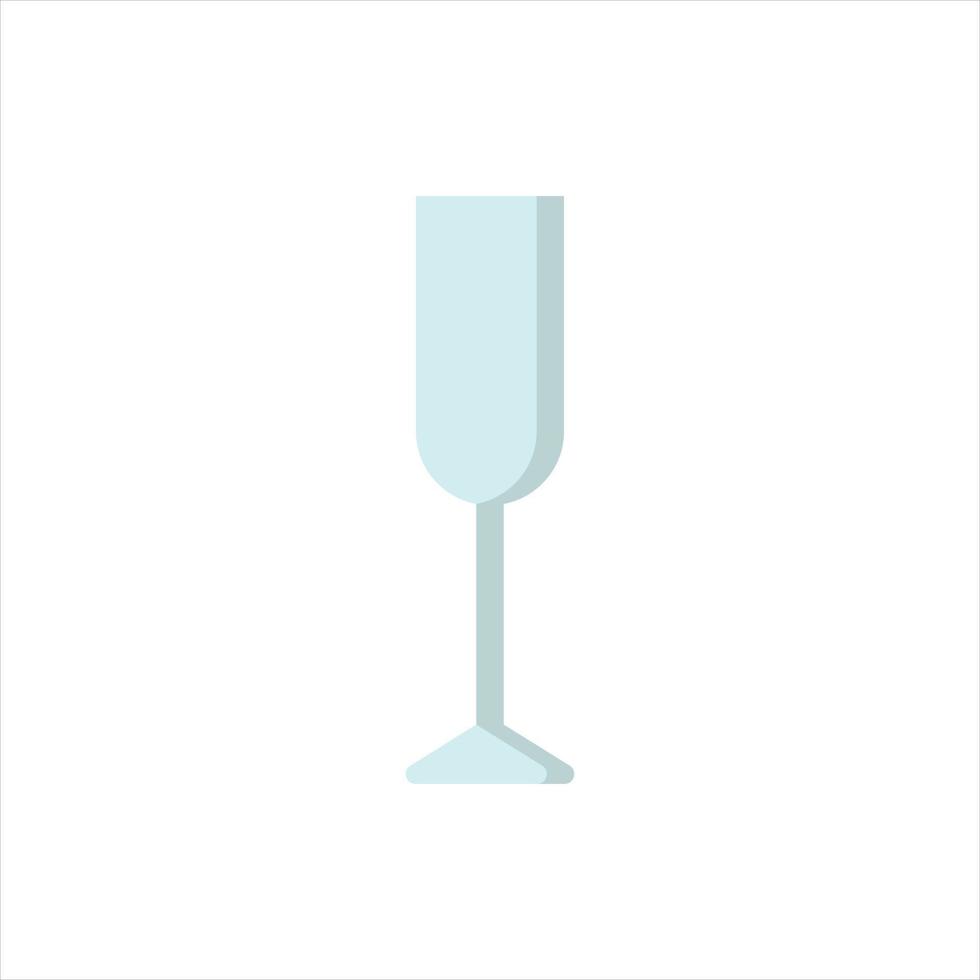 vector de copa de champán para presentación de icono de símbolo de sitio web