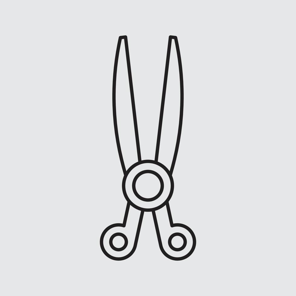 scissor tool vector for website symbol icon presentation