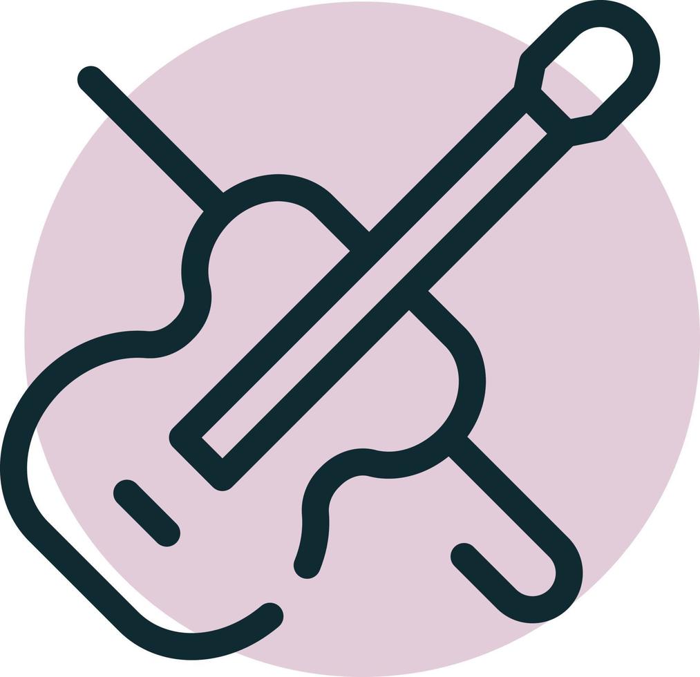 vector de violín para presentación de icono de símbolo de sitio web