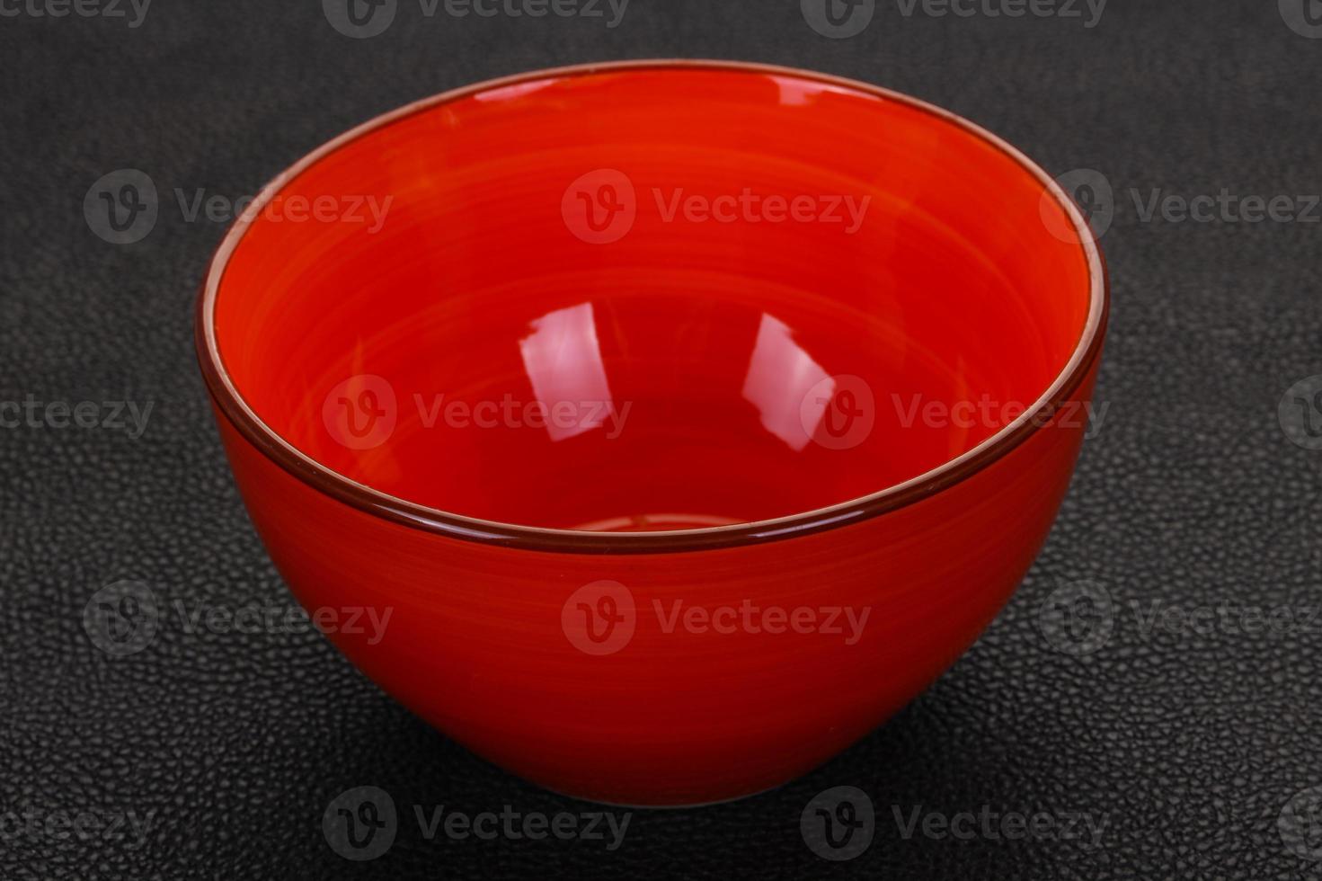 Empty ceramic bowl photo