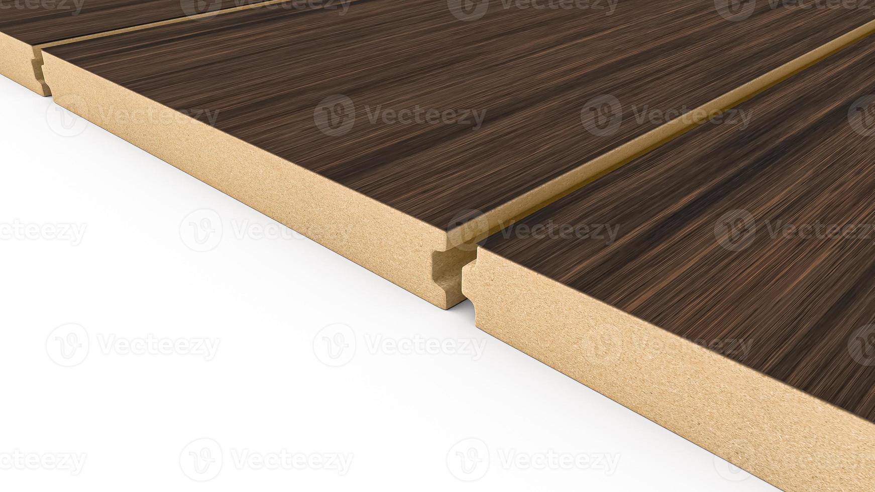 Wooden flooring installation and renovation, Wood Flooring Installation 3d illustration photo