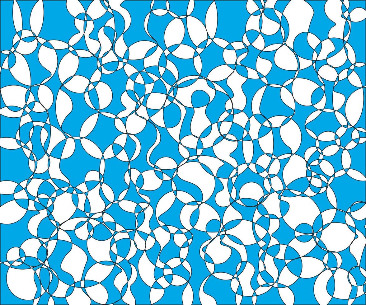 abstract background of multicolored smooth figures in white and blue tones vector