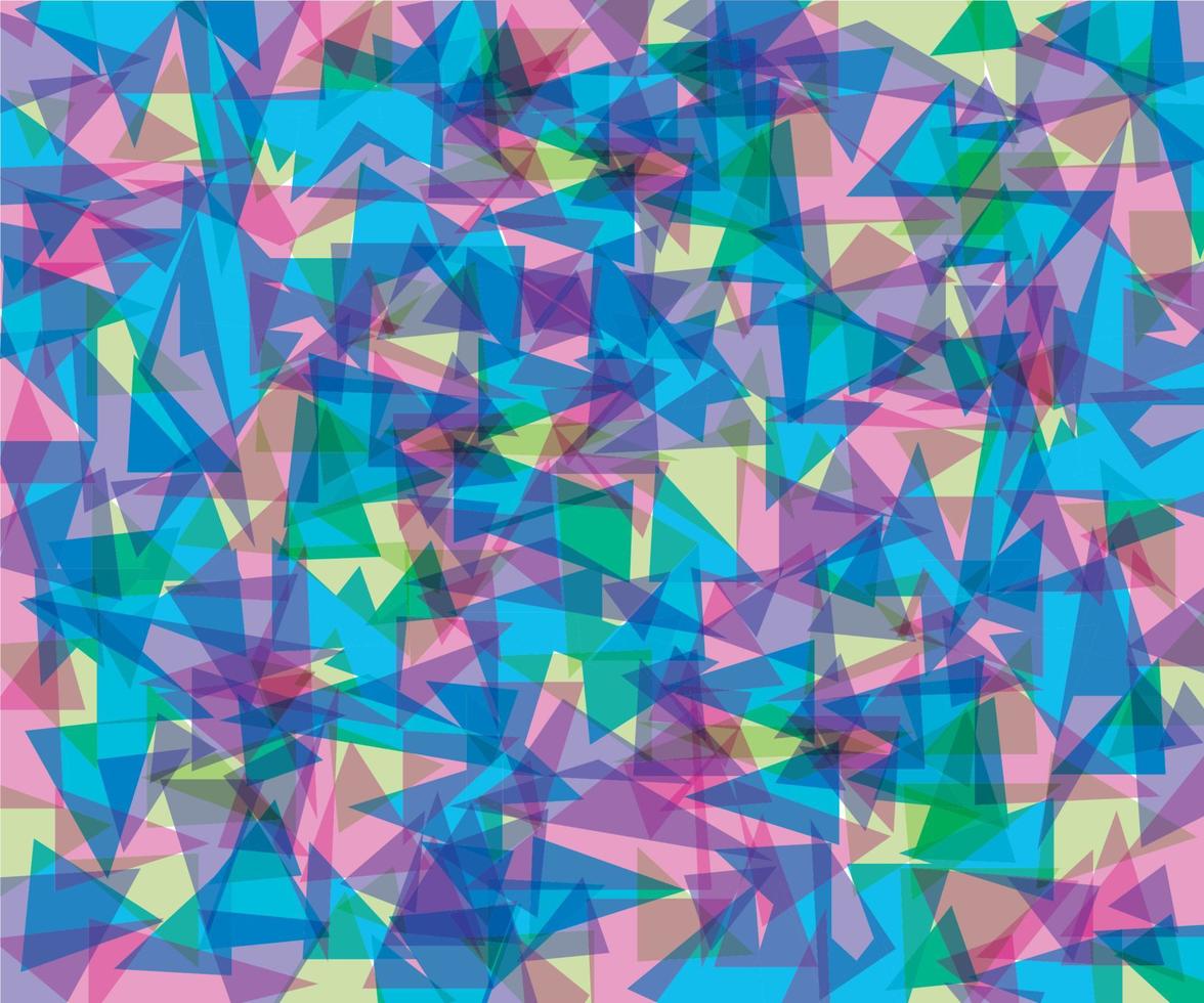 fondo abstracto de formas triangulares multicolores vector