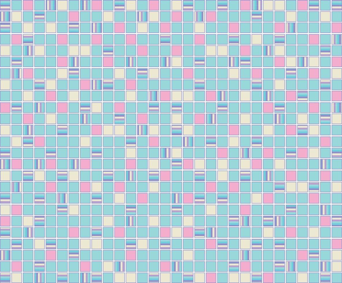 the background is made of small squares like a tile or mosaic vector