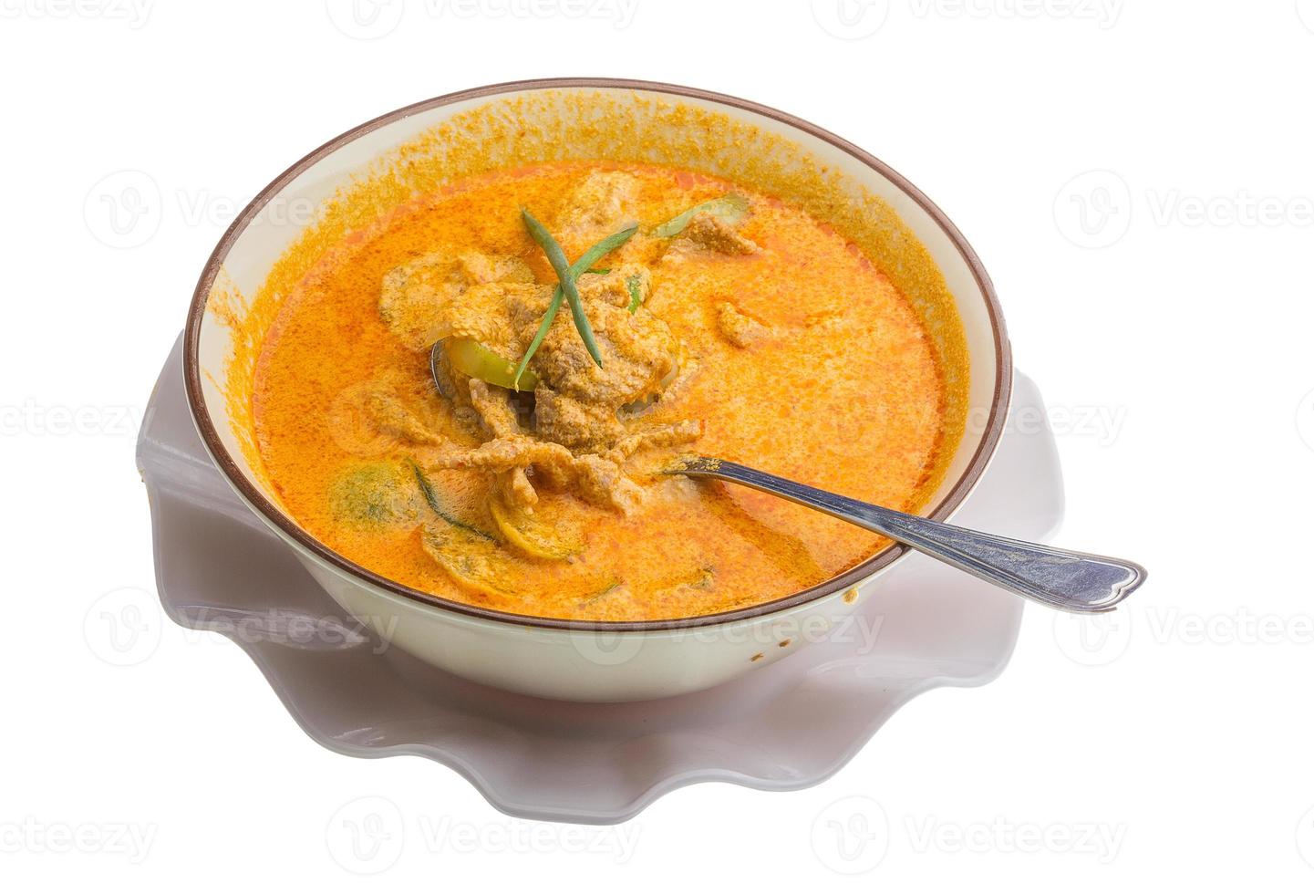 Red curry with pork photo