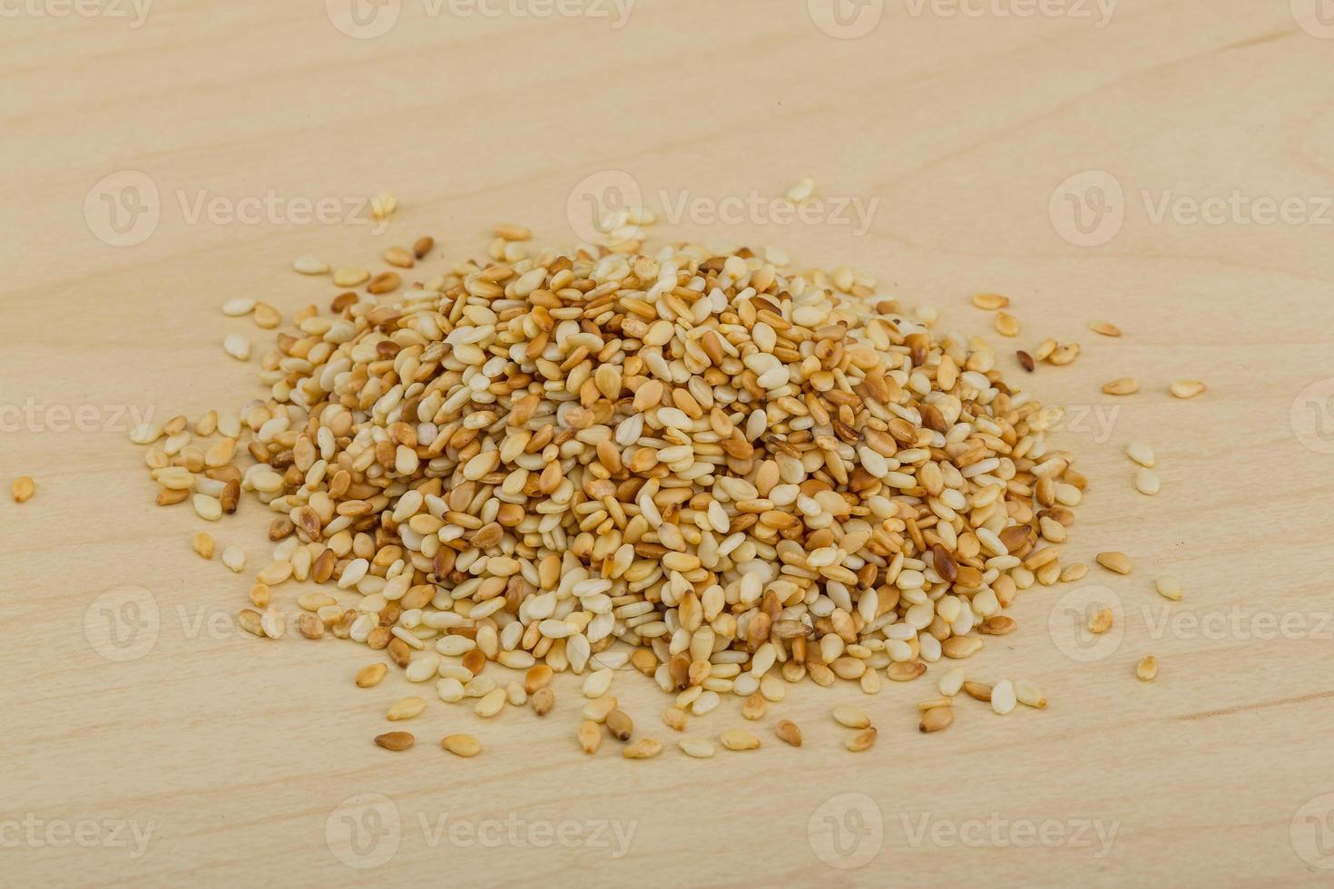 Roasted sesame seeds photo