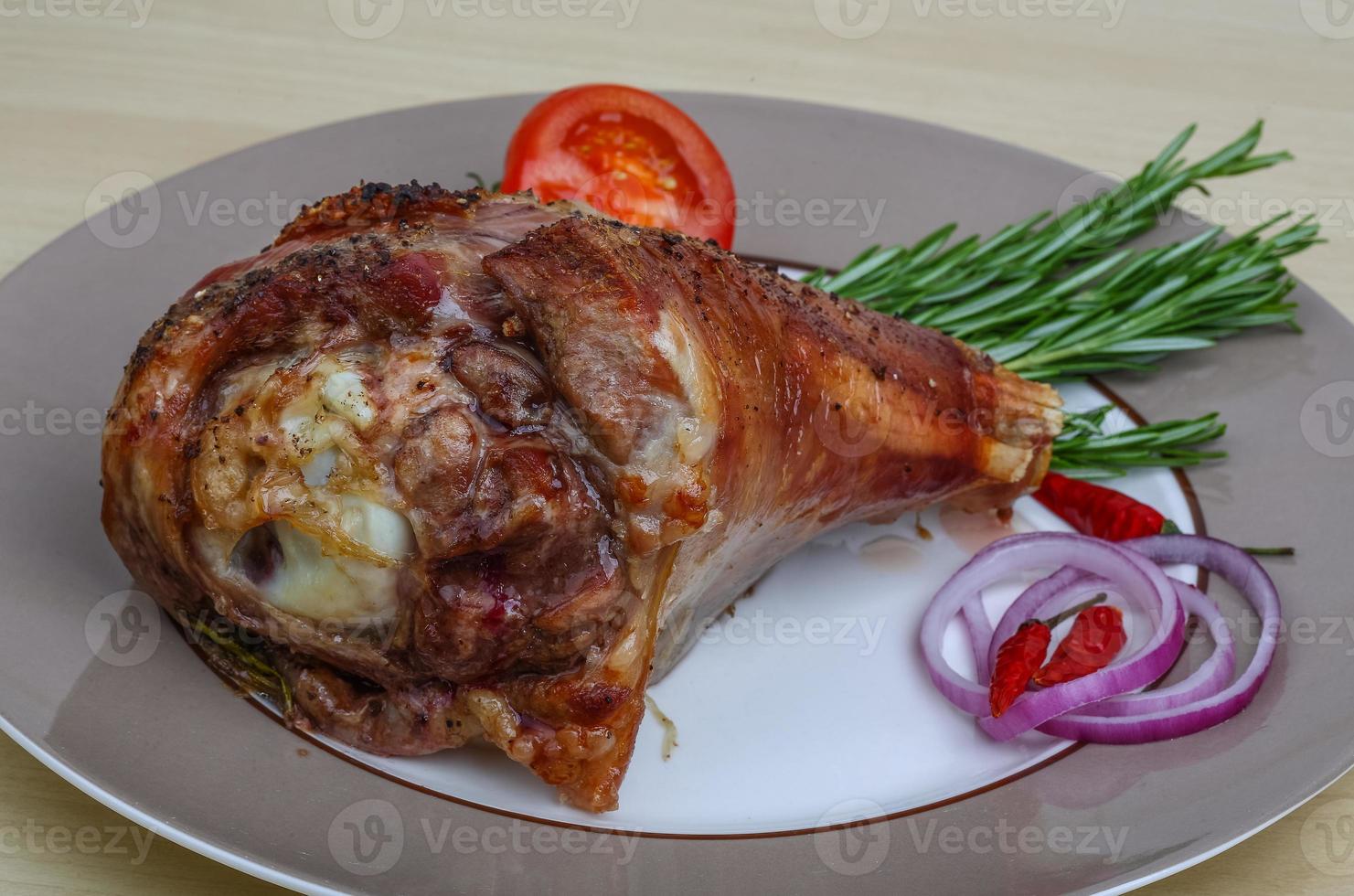 Rosted turkey leg photo