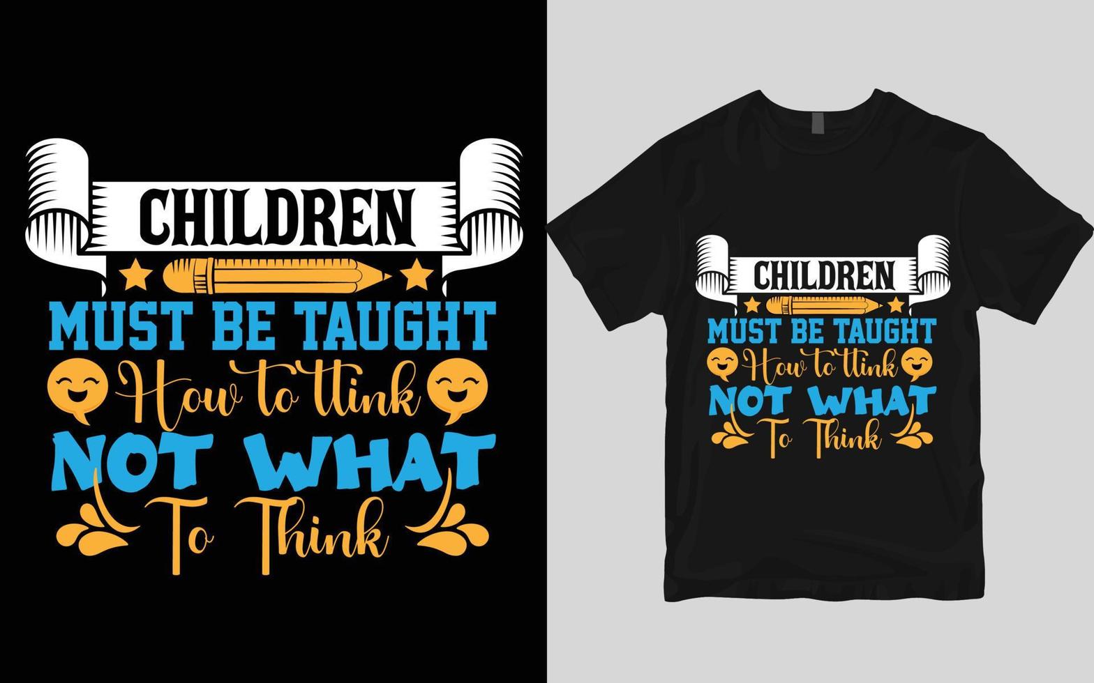 Teacher t shirt design vector