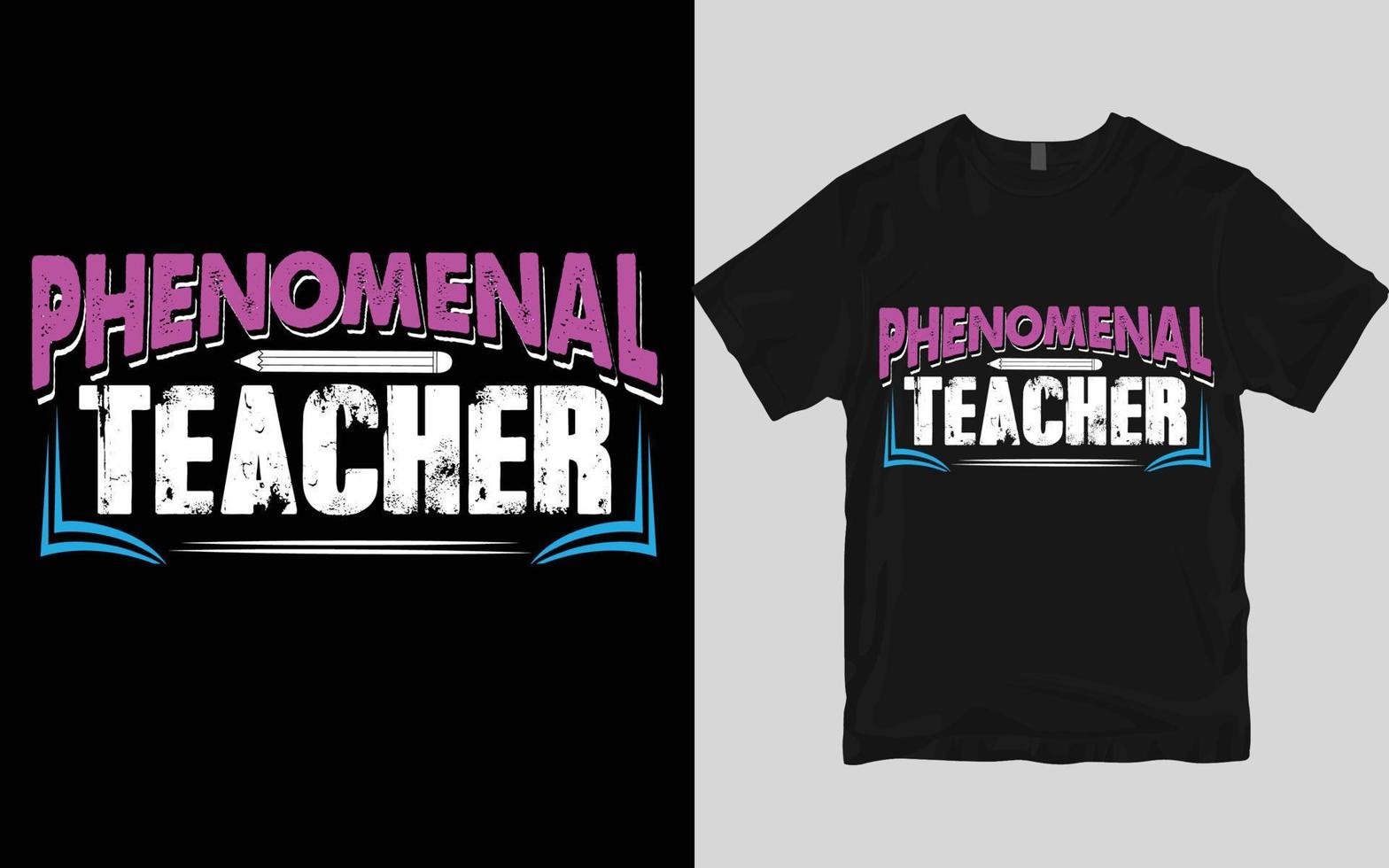 Teacher t shirt design vector