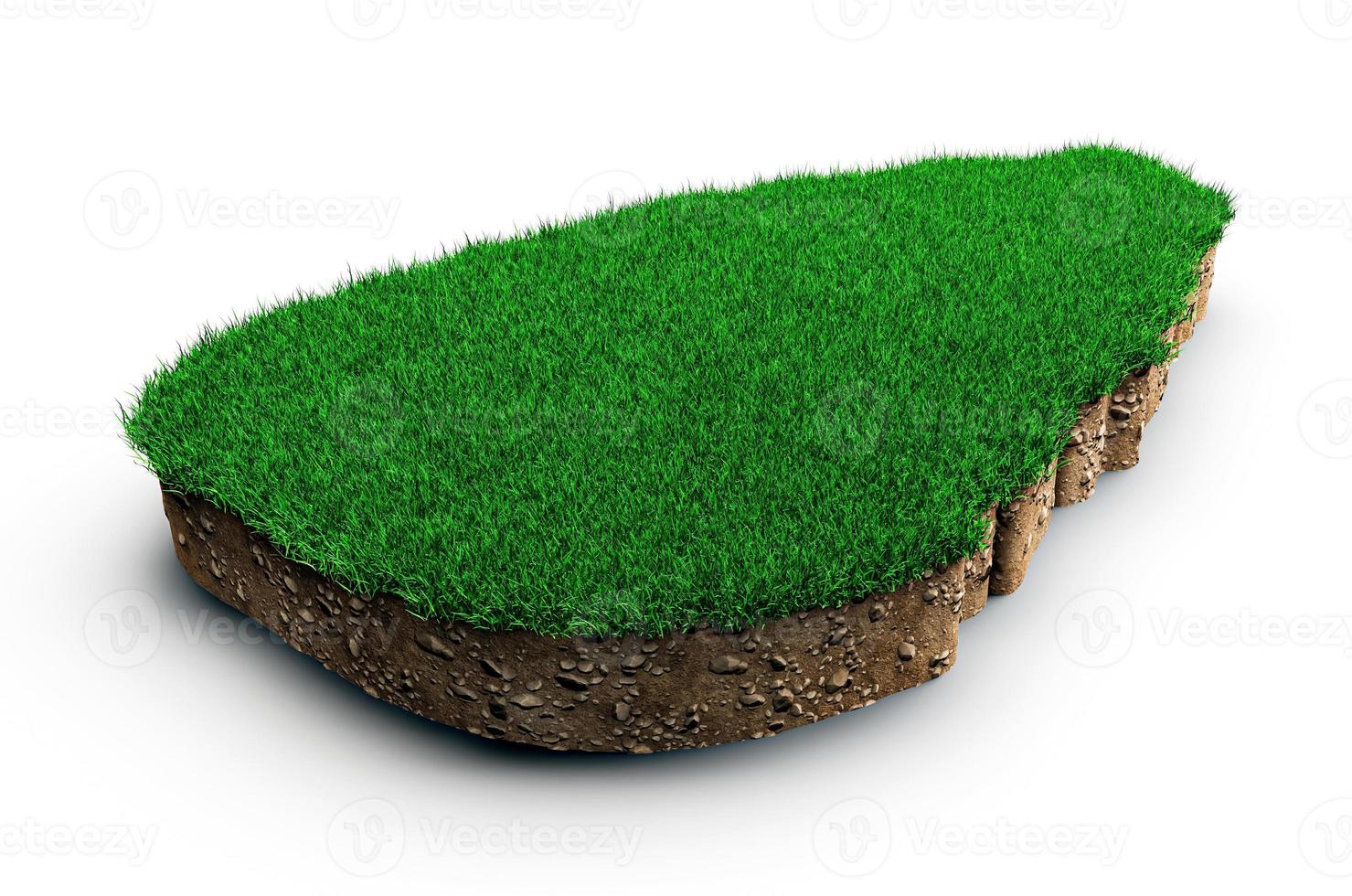 Sri Lanka Map Grass and ground Ceylon Map texture 3d illustration photo