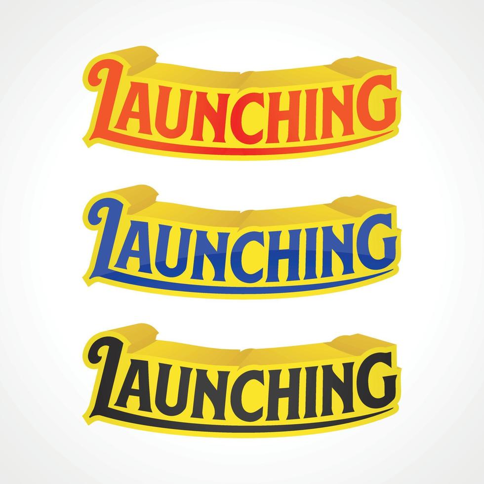 Soft Launching Grand Launching time vector