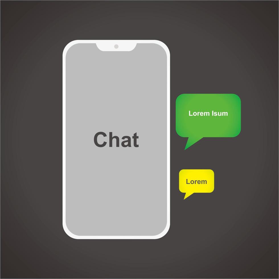 Phone template vector