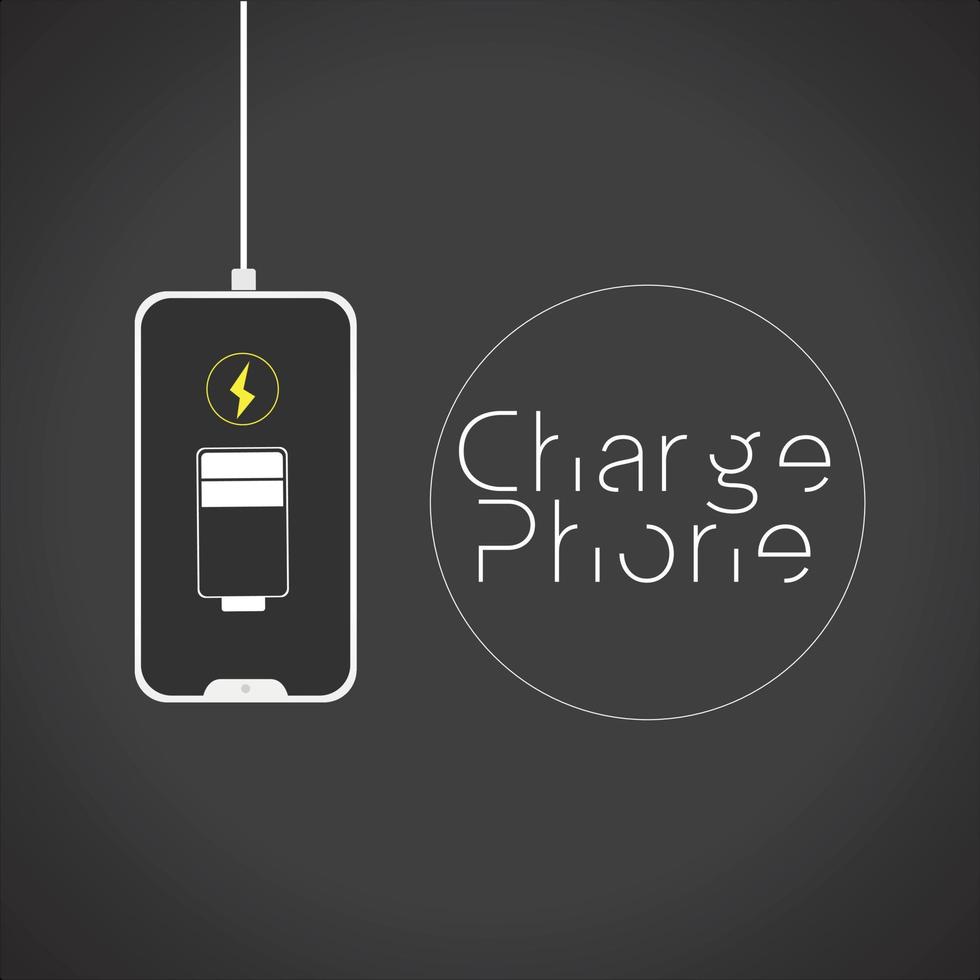 Phone Charge Smartphone 8440219 Vector Art at Vecteezy