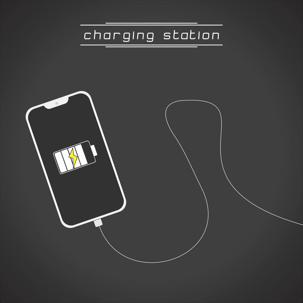 Phone Charge Smartphone vector