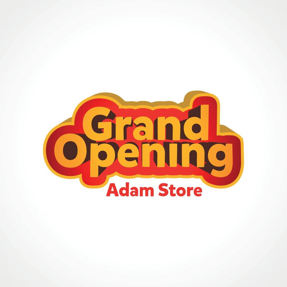 grand opening store banner vector