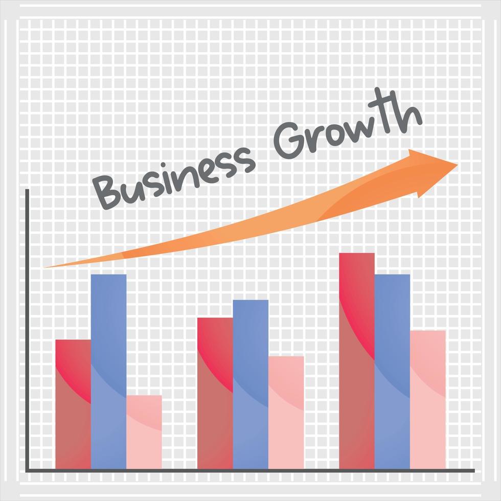 Template Infographic presentation chart business vector