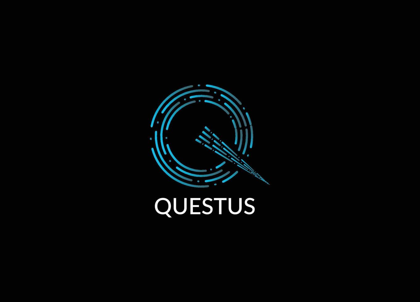 Questus Abstract Q letter modern initial logo design vector