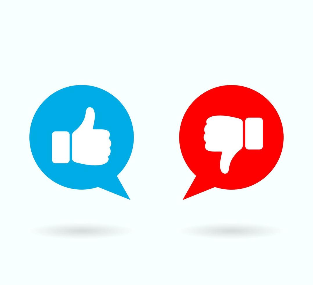 Like and Unlike Icon Button vector