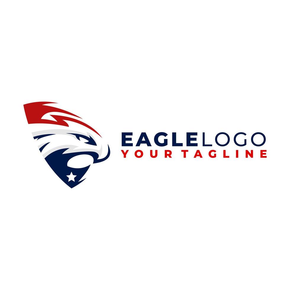 Eagle logo design vector