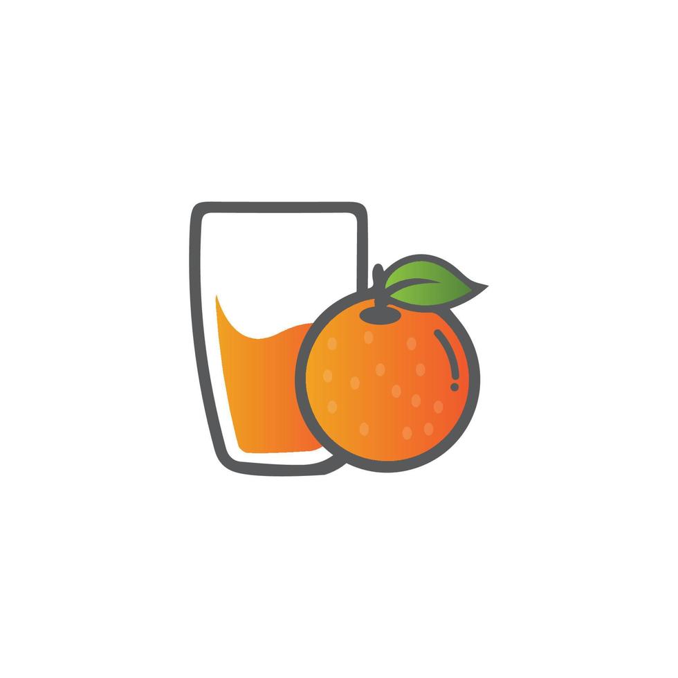 diseño de logotipo naranja vector