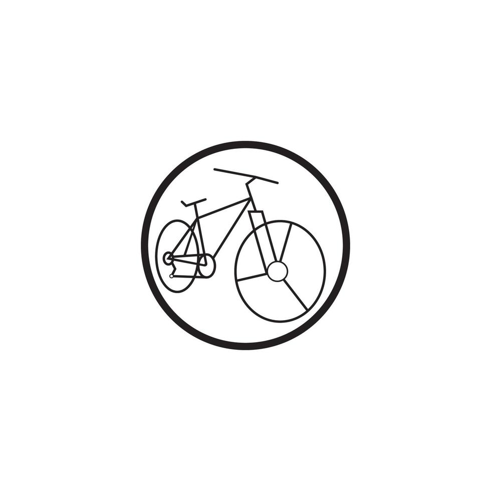 Bicycle Icon Vector Design  Template