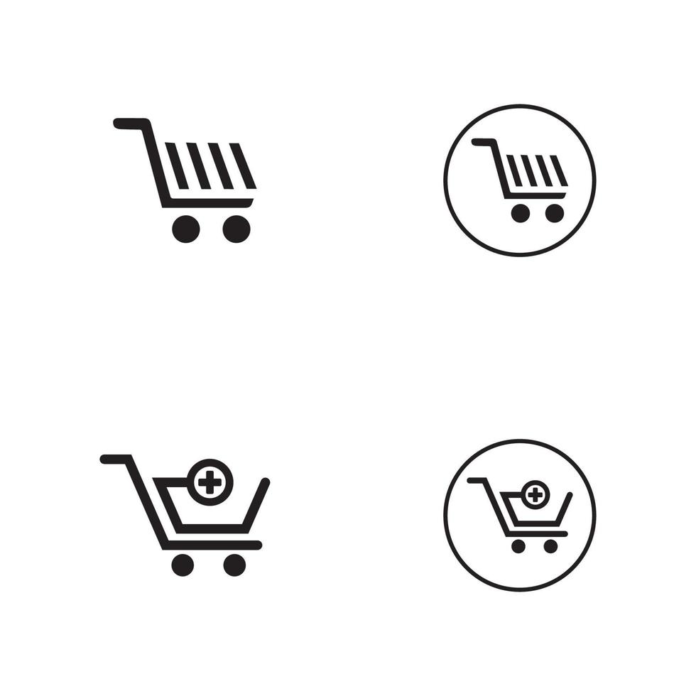 Shop, store basket vector icon Template