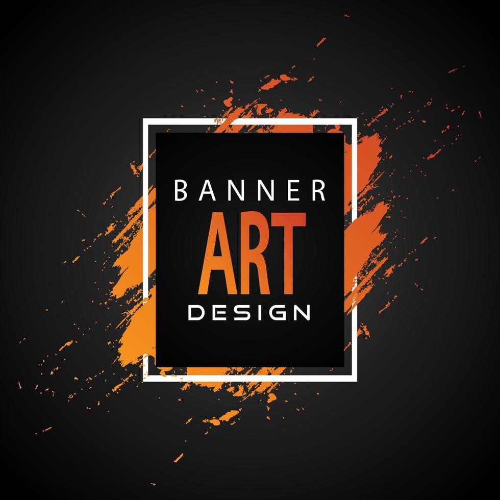 Abstract gruge banner design. vector