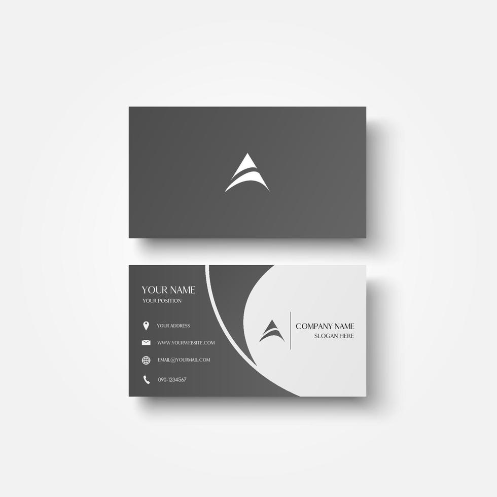 Modern business card design. vector