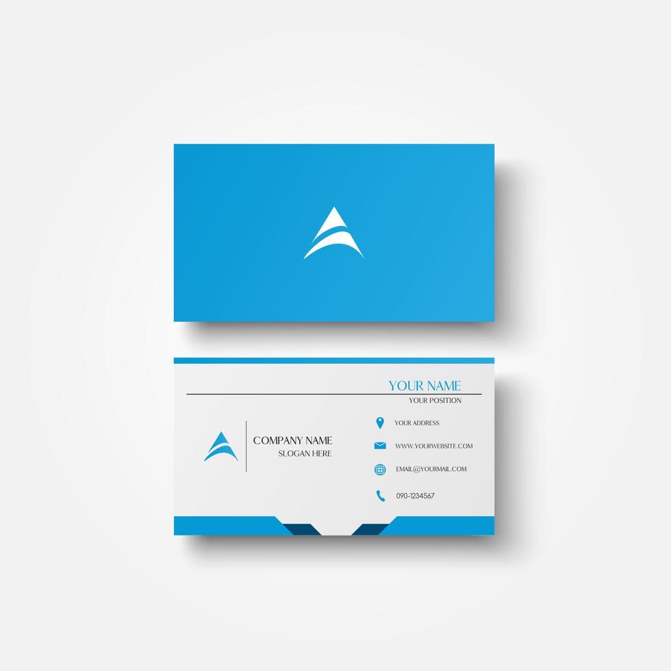 Modern business card design. vector