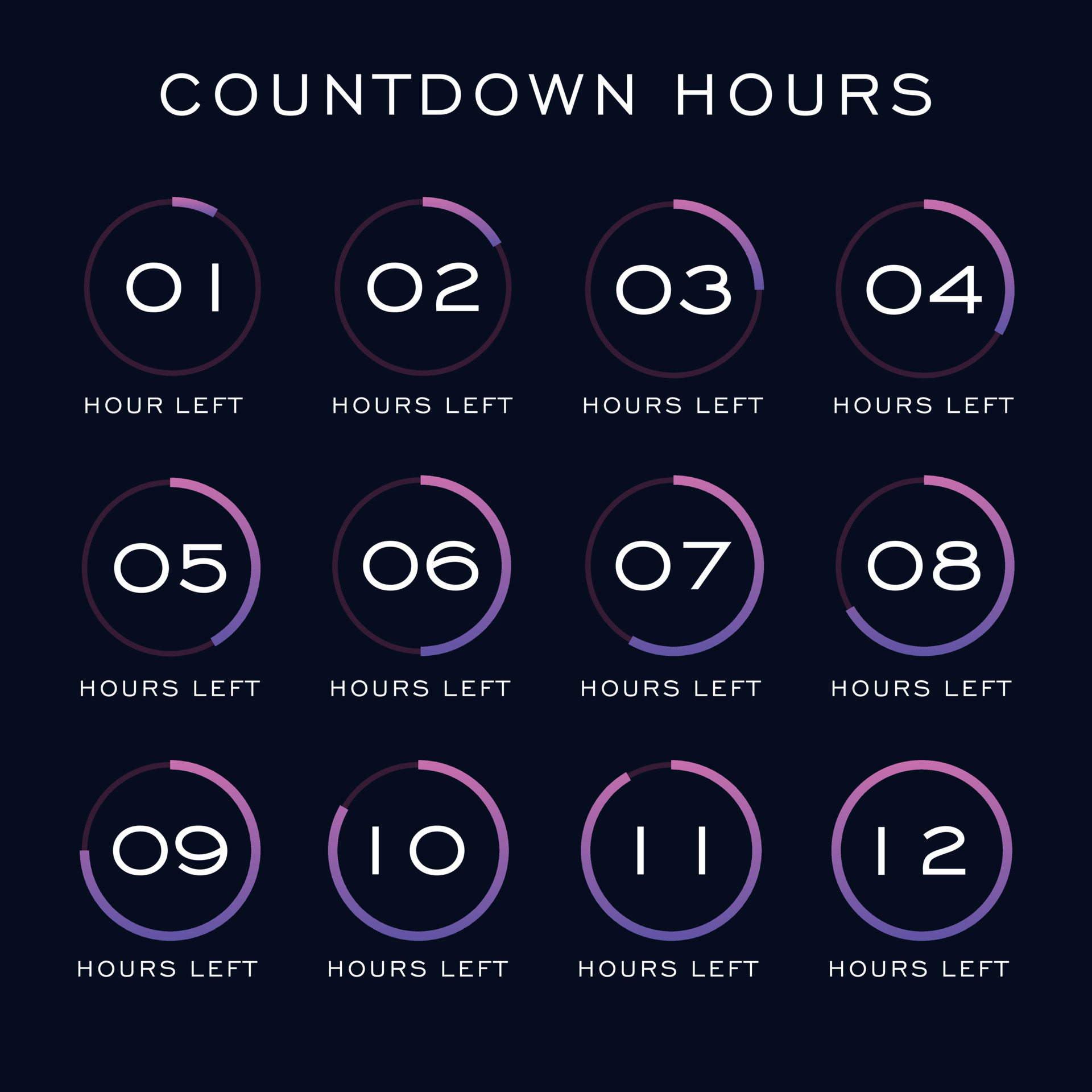 Countdown days template 8440628 Vector Art at Vecteezy