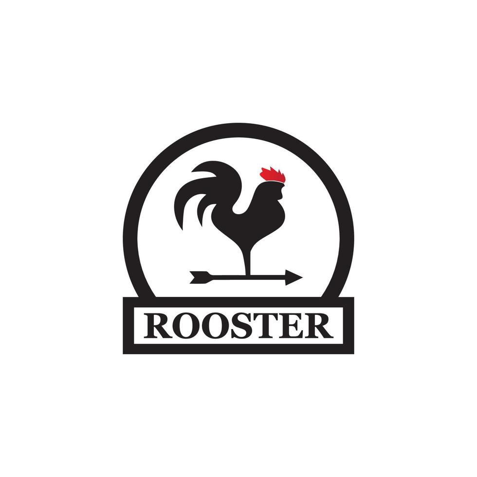 Rooster Logo Template vector