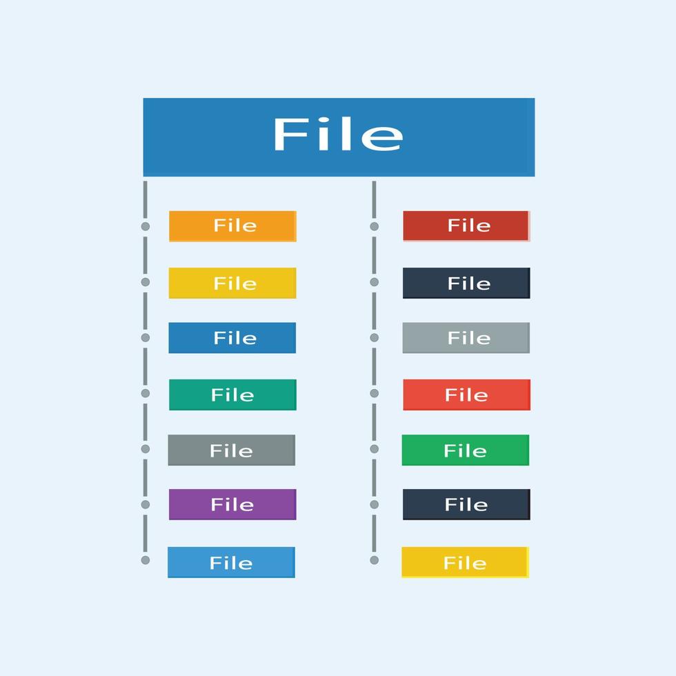 Modern vector set of trendy flat buttons. icons for web design and interface