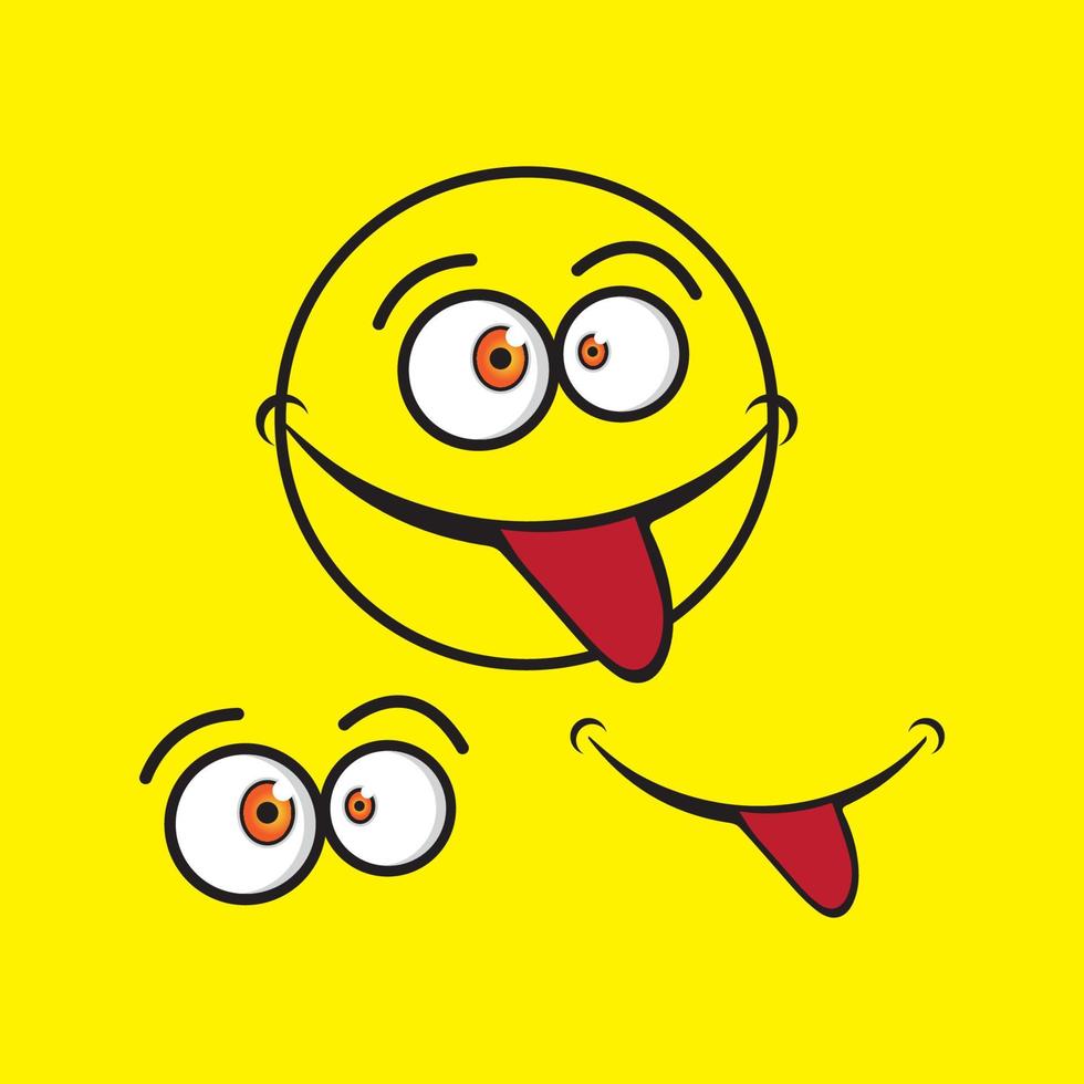 Sonrisa emoción icono diseño ilustración vectorial vector