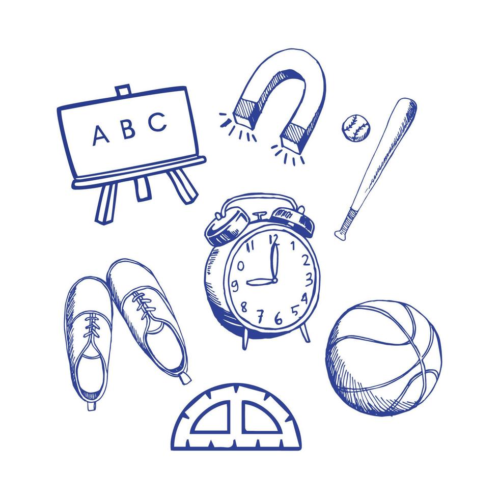 Back to school element icon vector illustration design