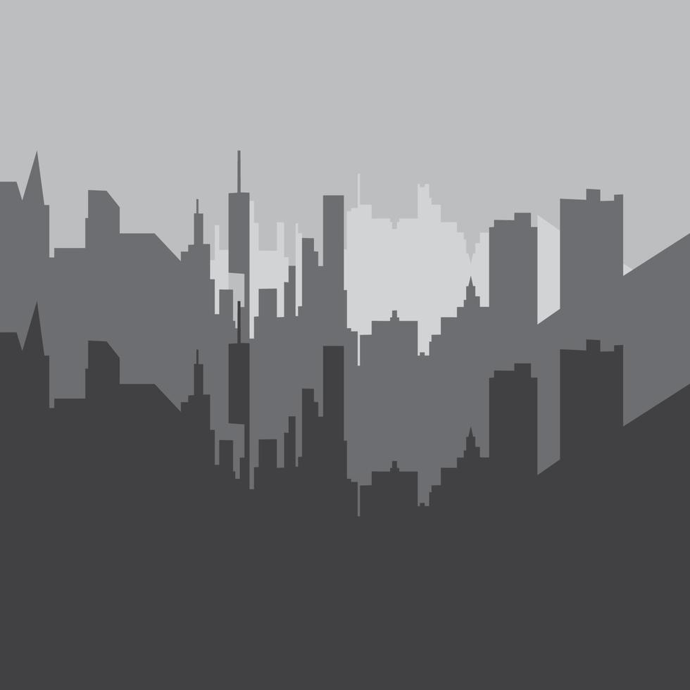 City skyline background vector illustration