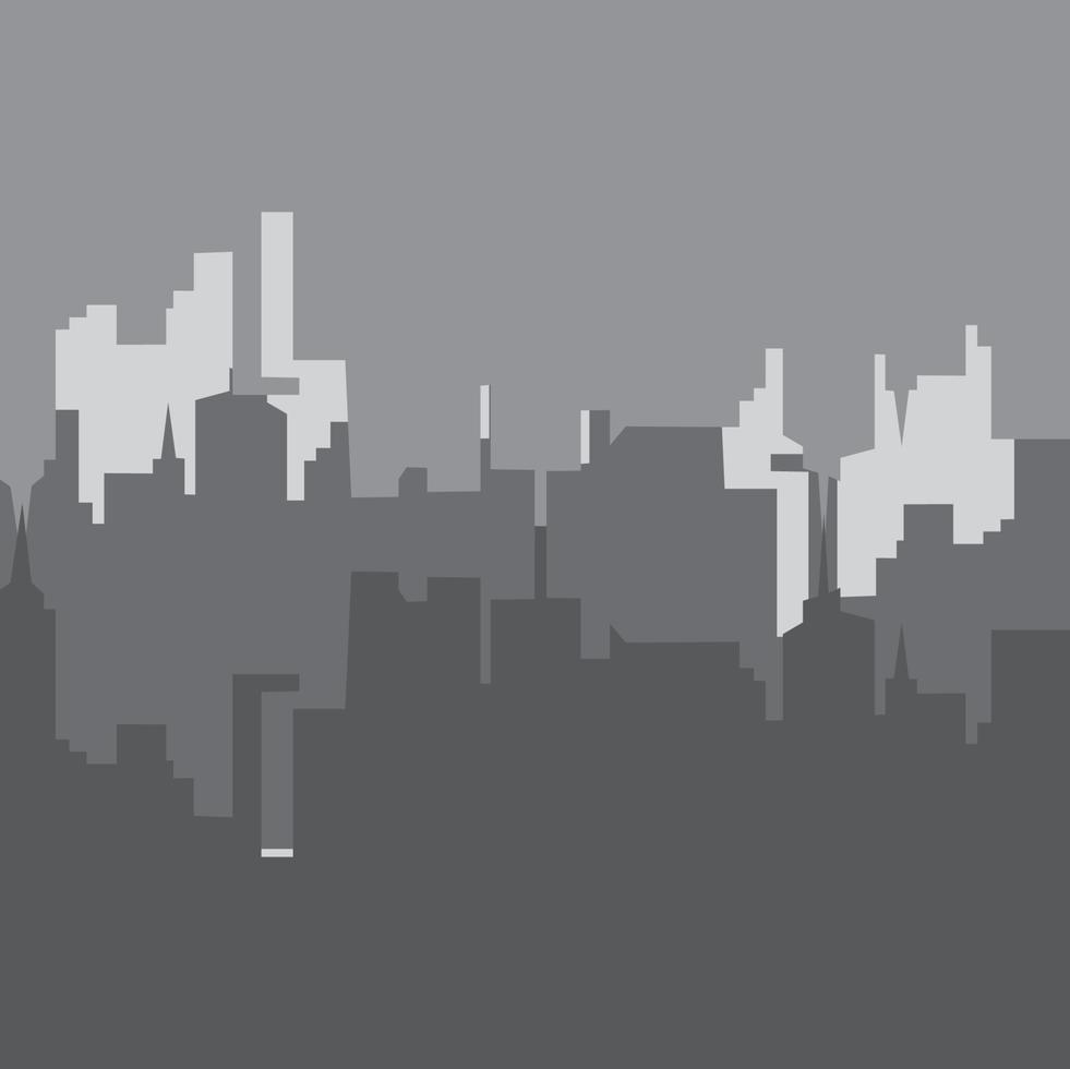 City skyline background vector illustration