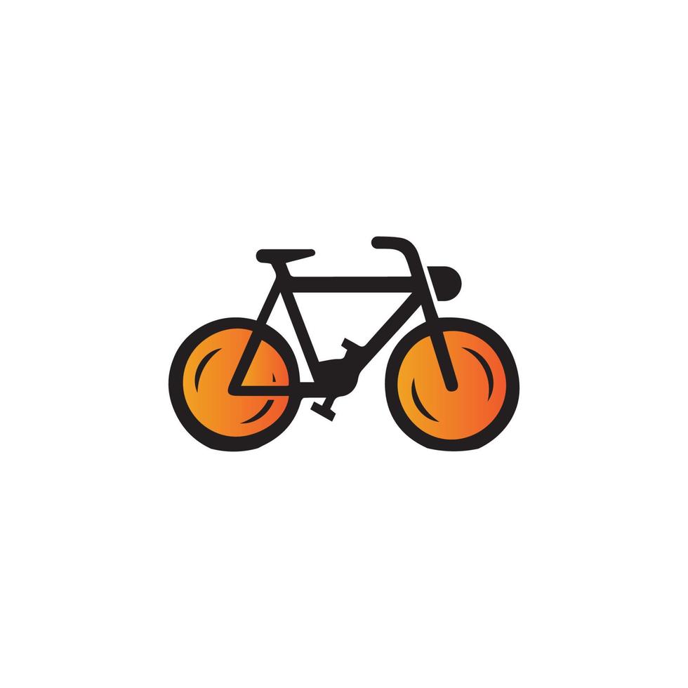 plantilla de diseño de vector de icono de bicicleta