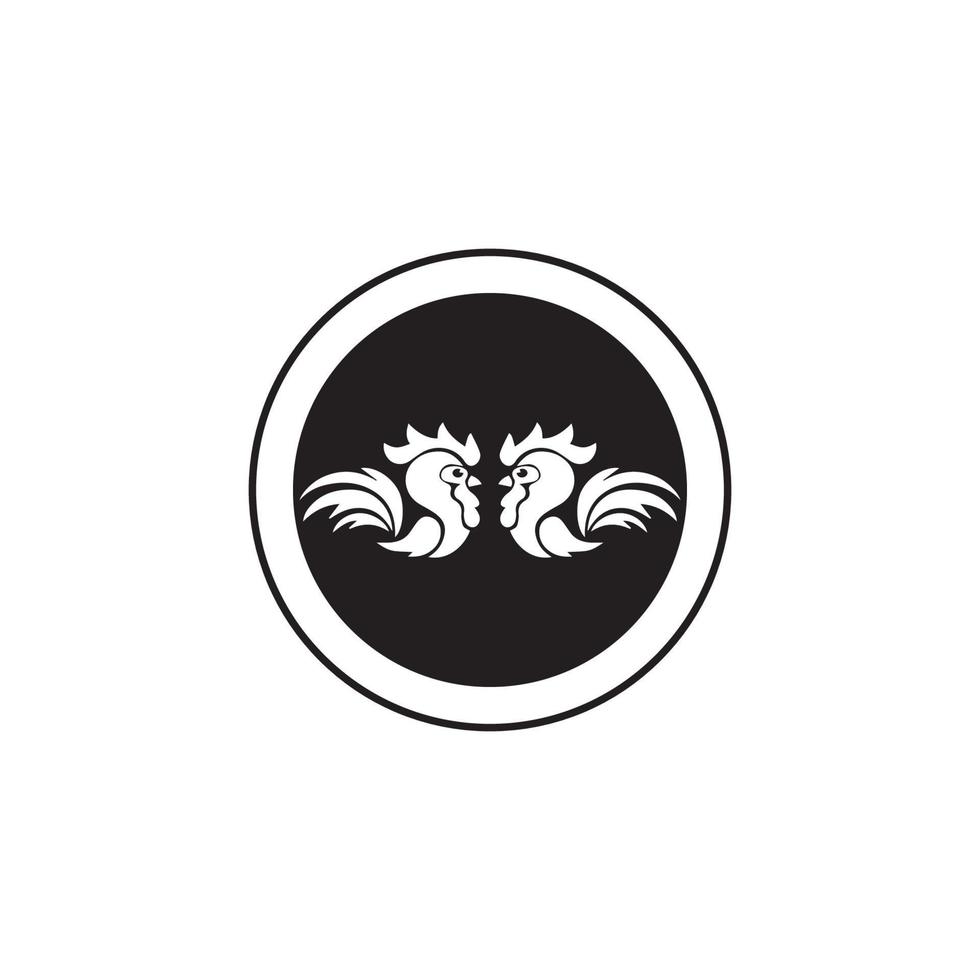 Rooster Logo Template vector