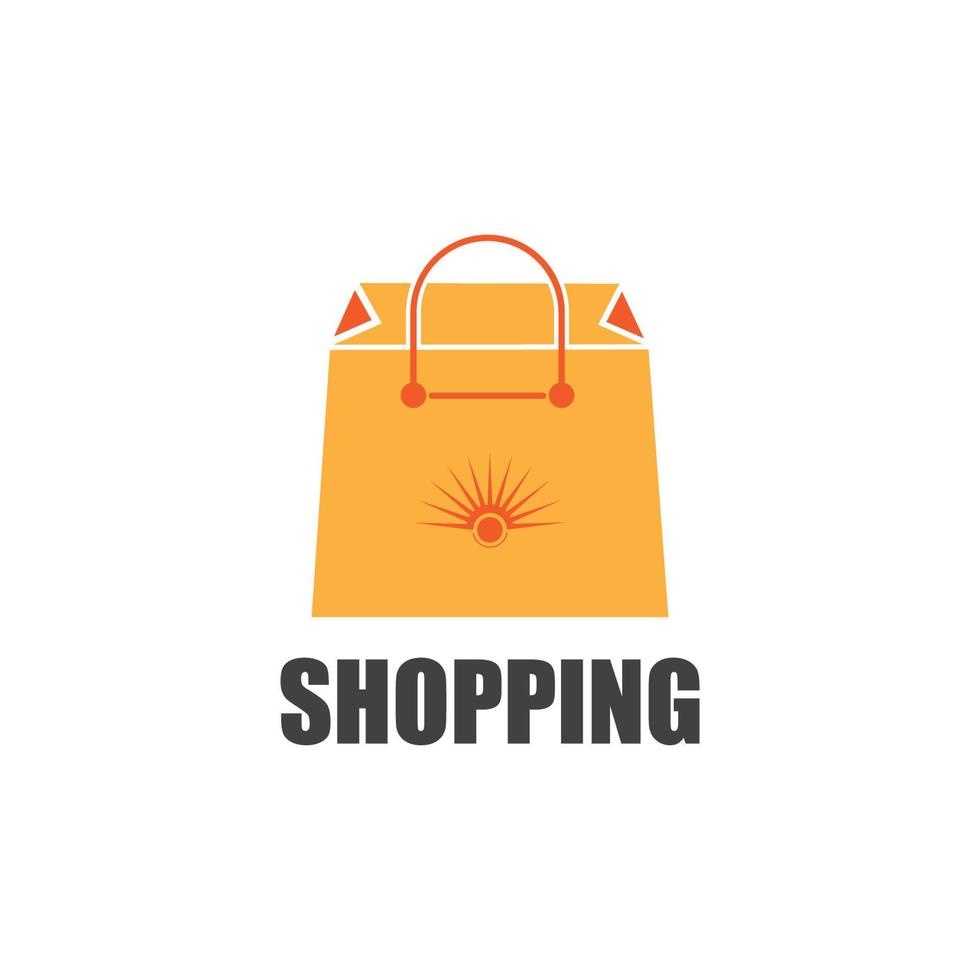 Shoping bag  icon vector