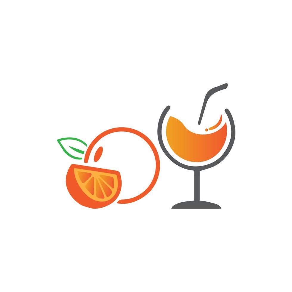 Orange logo design vector